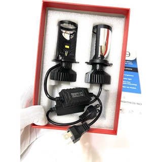 Đèn Led Pha Bi Cầu Mini T9 bản cao cấp 2023 chân H4 Gắn Oto, Xe Máy Bảo Hành 12 Tháng