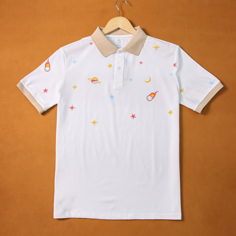 ÁO THUN NAM POLO PHỐI HOẠ TIẾT- Vải Cotton Cá Sấu XỊN XÒ PLTN