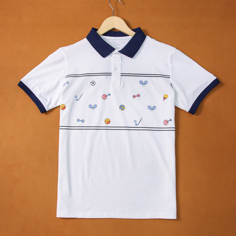 ÁO THUN NAM POLO PHỐI HOẠ TIẾT- Vải Cotton Cá Sấu XỊN XÒ PLTN