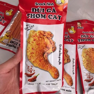 Snack hình đùi gà thơm cay Thế Giai (gói 24g)