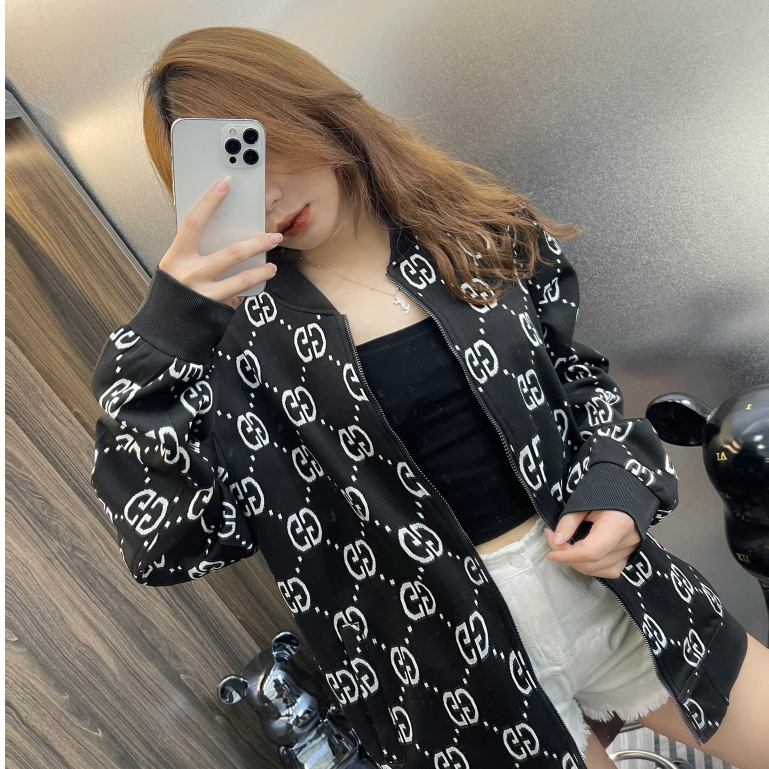 Áo Bomber GC Nam Nữ Cao Cấp, Áo Khoác Thu Đông Dày Dặn Cực Hót