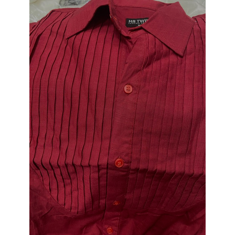 Áo sơ mi nam vải linen tay dài  - Thanh lý vnxk
