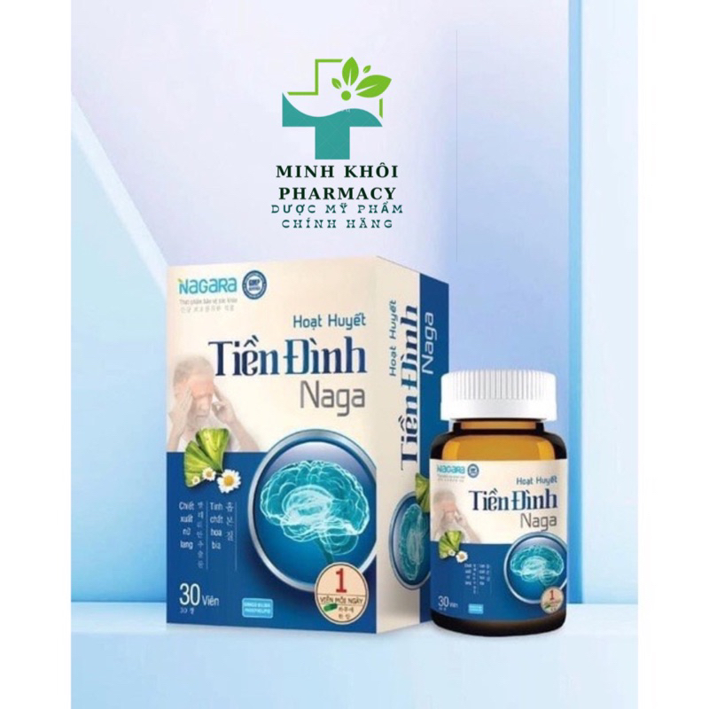 Hoạt Huyết Tiền Đình Naga  giúp tăng cường tuần hoàn não và giảm thiểu năng tuần hoàn não