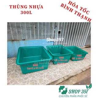 Tank nhựa nuôi cá 300 lít
