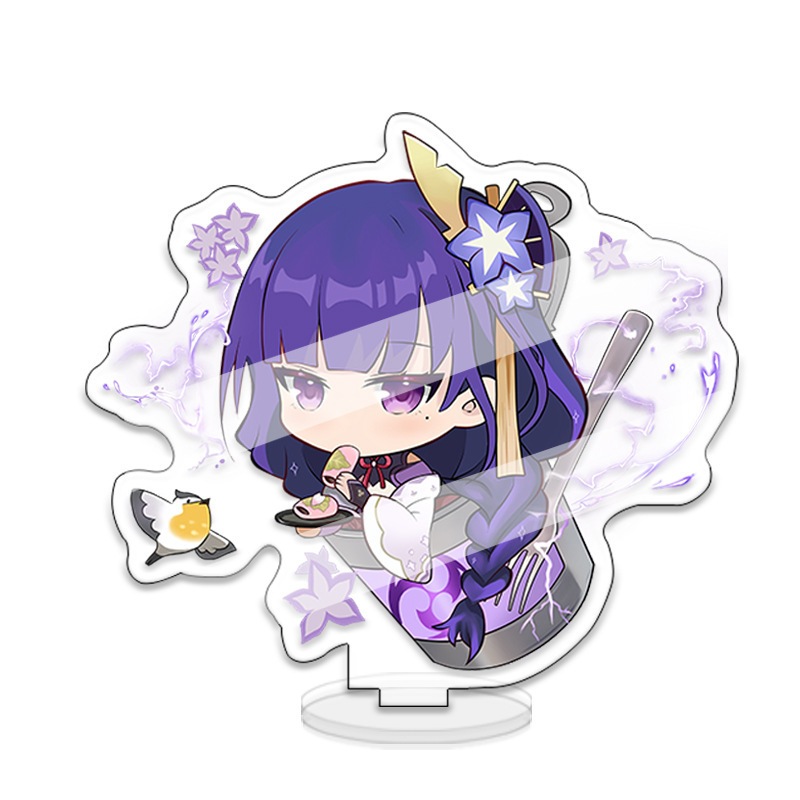 Mô hình Standee Mica Arcrylic nhân vật Genshin Impact Zhongli Xiao Lôi Thần Nahida Kazuha Yae Ayaka Hutao Ganyu