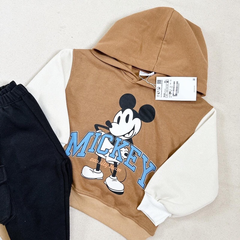 Bộ nỉ da cá Mickey