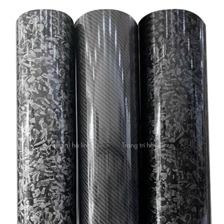 Decal carbon vân đá 5d dán xe, decan vân cacbon dán laptop điện thoại vân bóng nhám mờ