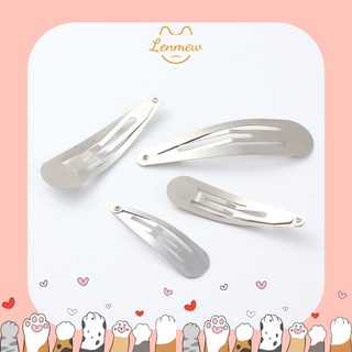 Phôi kẹp tóc giọt nước - phôi làm kẹp handmade