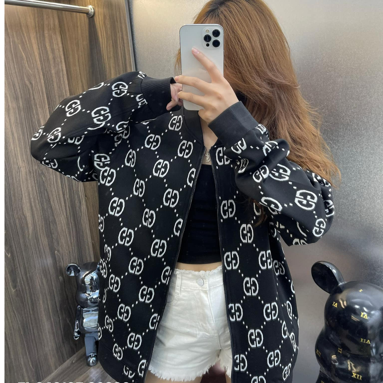 Áo Bomber GC Nam Nữ Cao Cấp, Áo Khoác Thu Đông Dày Dặn Cực Hót