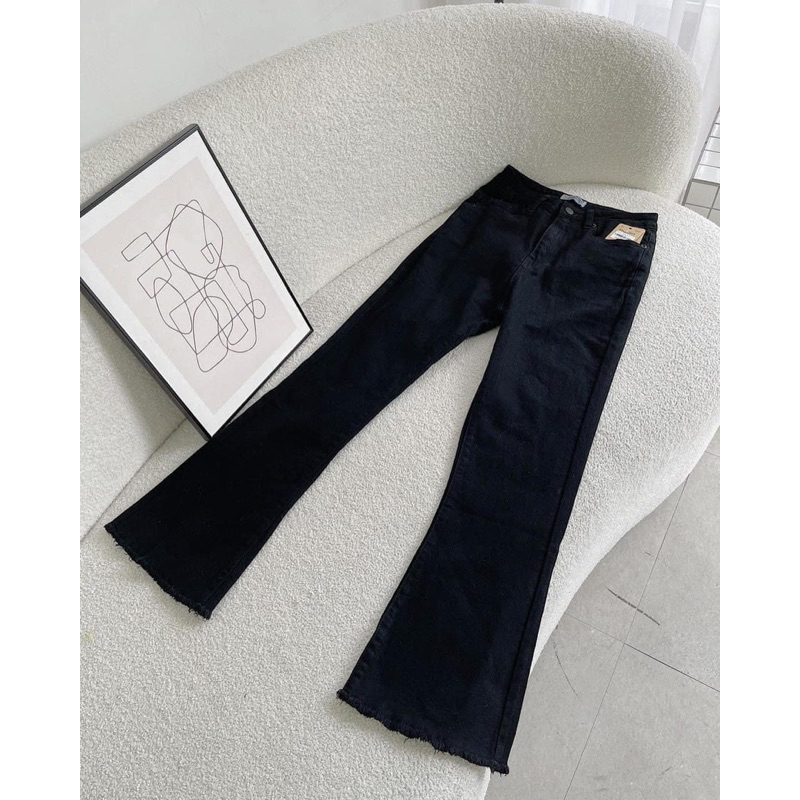 Quần jeans loe lưng cao chất siêu cấp