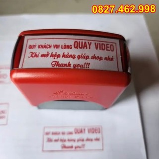 Dấu quay video khi mở hàng