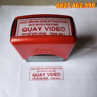 Dấu quay video khi mở hàng