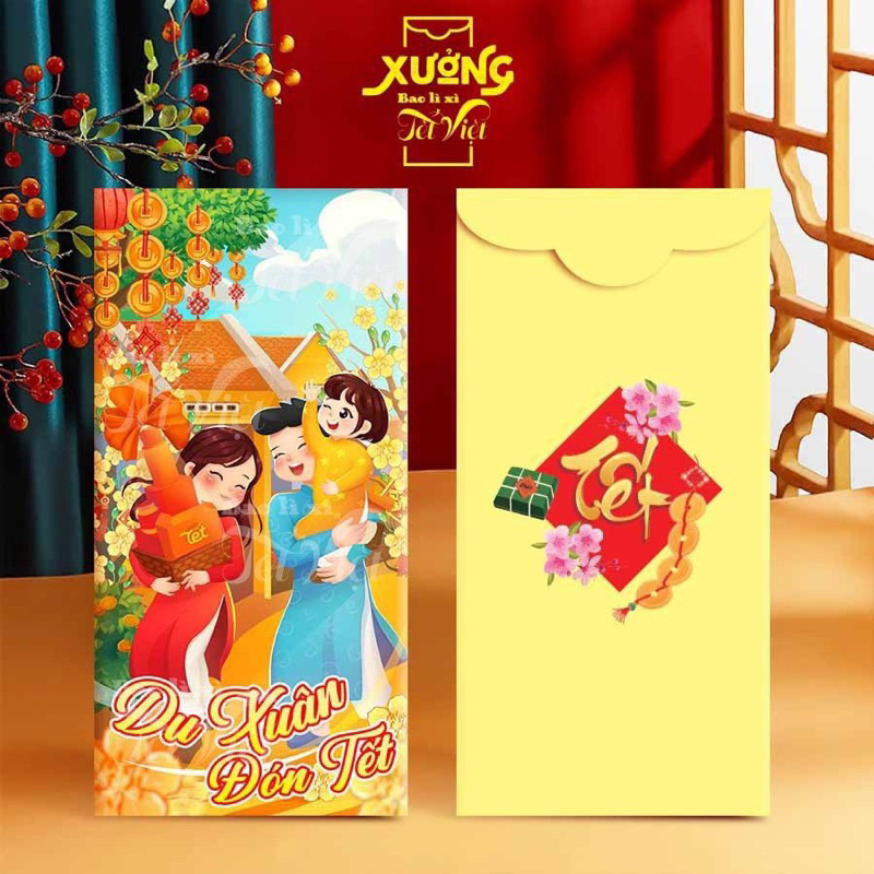 10 bao lì xì tết sum vầy 2024 rẻ đẹp