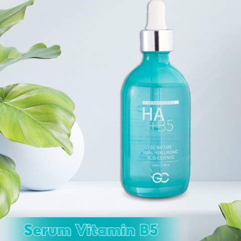 Serum dưỡng da Vitamin B5 + HA GC Nature Dual Hyaluronic Acid Essence 100ml, Dưỡng da căng bóng .