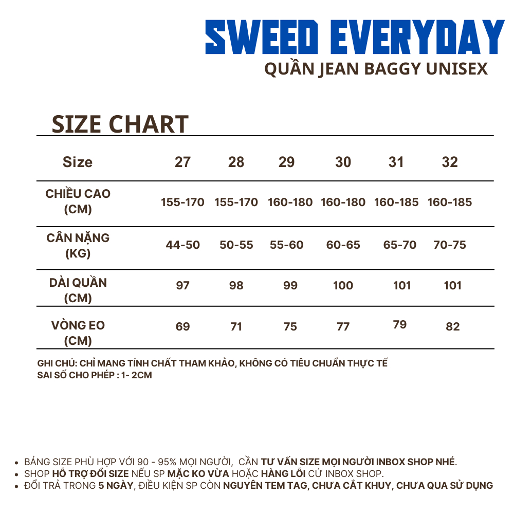Quần Jean Nam Dáng Baggy Màu Xanh Retro Chất Vải Dày Dặn RS02