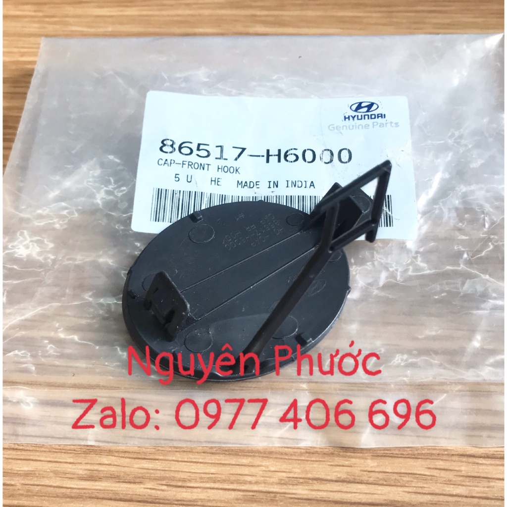 Nắp che móc kéo cứu hộ trước Hyundai Accent 2018 - 2020: Hàng chính hãng - 86517H6000