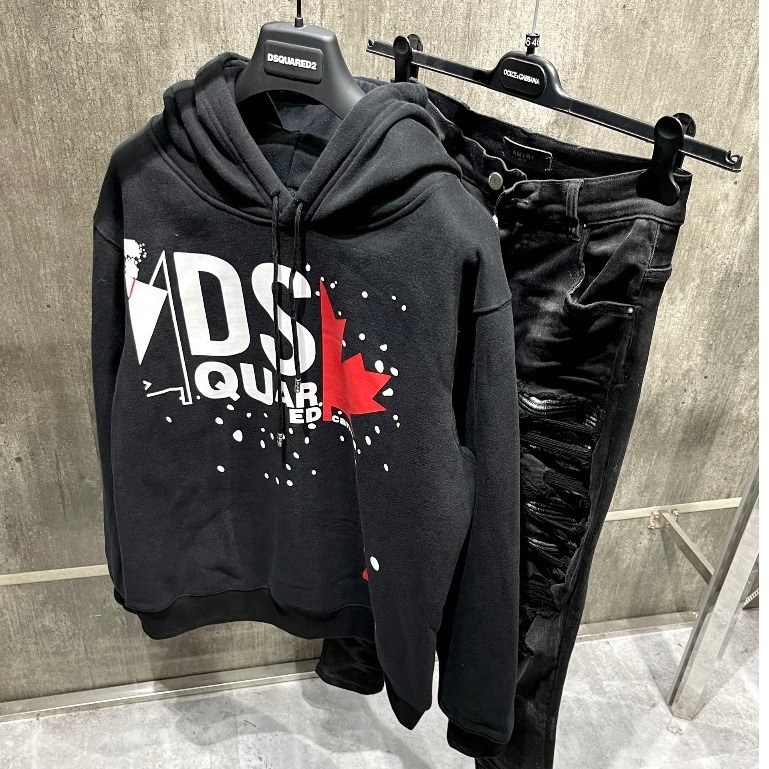 Áo Hoodie DsQ lá phong đỏ siêu dày dạn 2 lớp hàng chuẩn siêu cấp new 2023.
