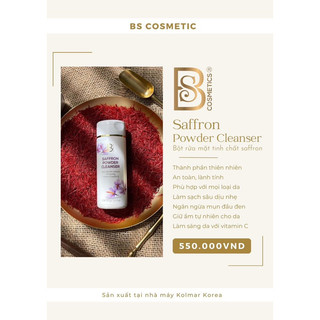 Combo Bột Rửa Mặt và Xịt Dưỡng Saffron