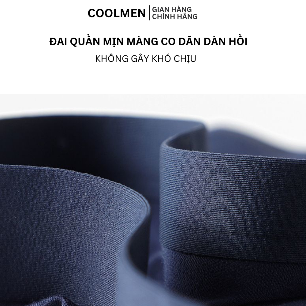 Quần sịp nam thun lạnh, Quần lót nam, dáng Trunk, kháng khuẩn mặc co dãn thoải mãi  coolmen Việt Nam