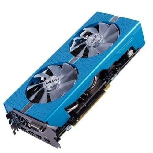 CARD MÀN HÌNH SAPPHIRE RX580 RADEON NITRO+ BẢN 8GB - 256 BIT - DDR5 XANH, 1 ĐỔI 1 30 NGÀY