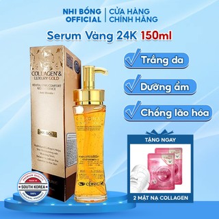 Tinh Chất Vàng 24k Dưỡng Trắng Da - Serum Dưỡng Da Chống Lão Hóa 3w Clinic Hàn Quốc 150ml