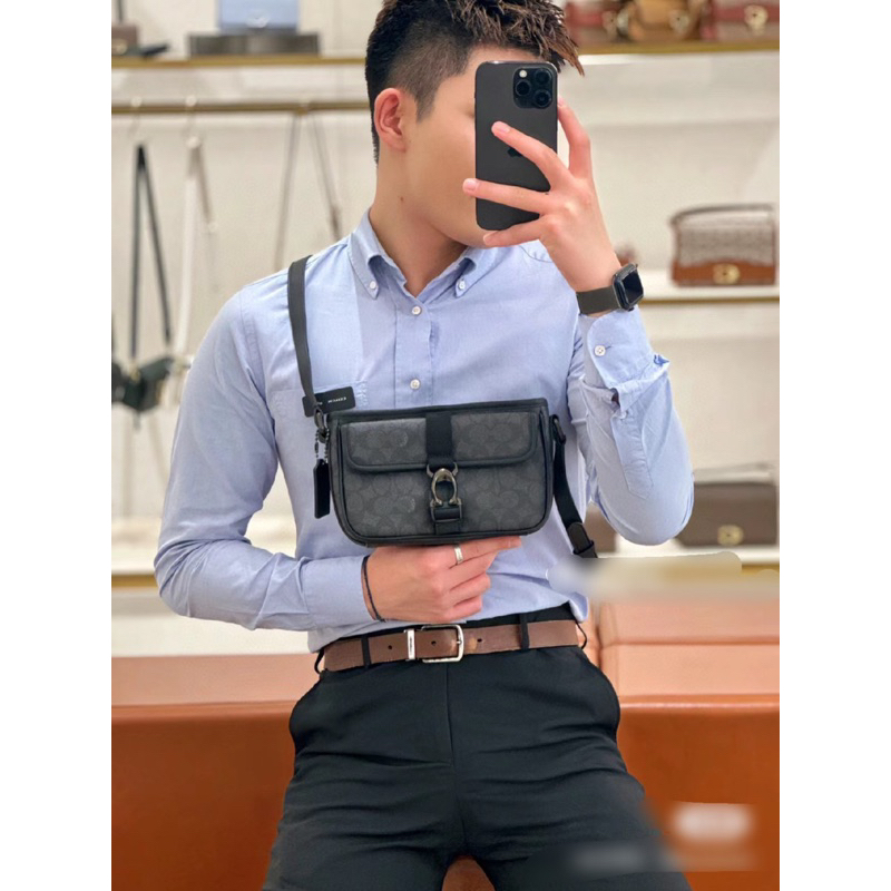 Túi coach beck slim đeo chéo nam