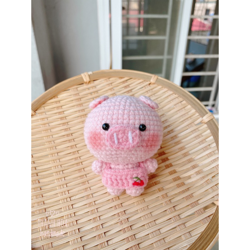 Heo hồng bằng len, Heo handmade