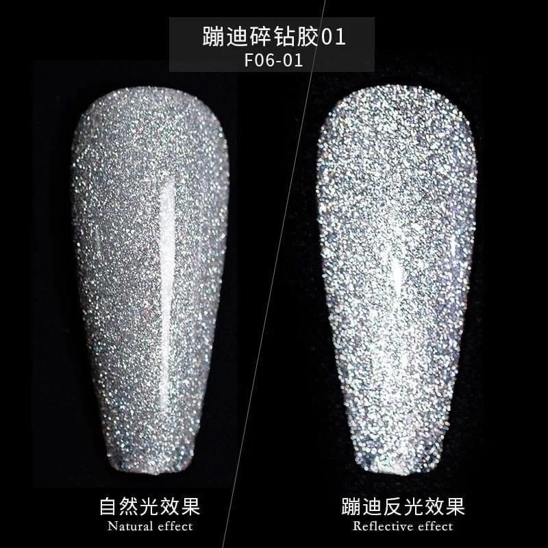 sơn gel nhũ Flash trắng bạc Vendeeni chính hãng( lẻ màu)