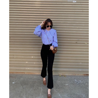 Quần jeans loe lưng cao chất siêu cấp