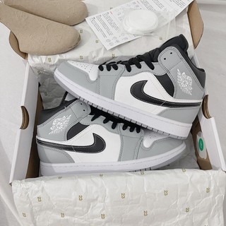 Giày Air Jordan 1 Mid Light Smoke Grey Anthracite 2022 LikeAuth