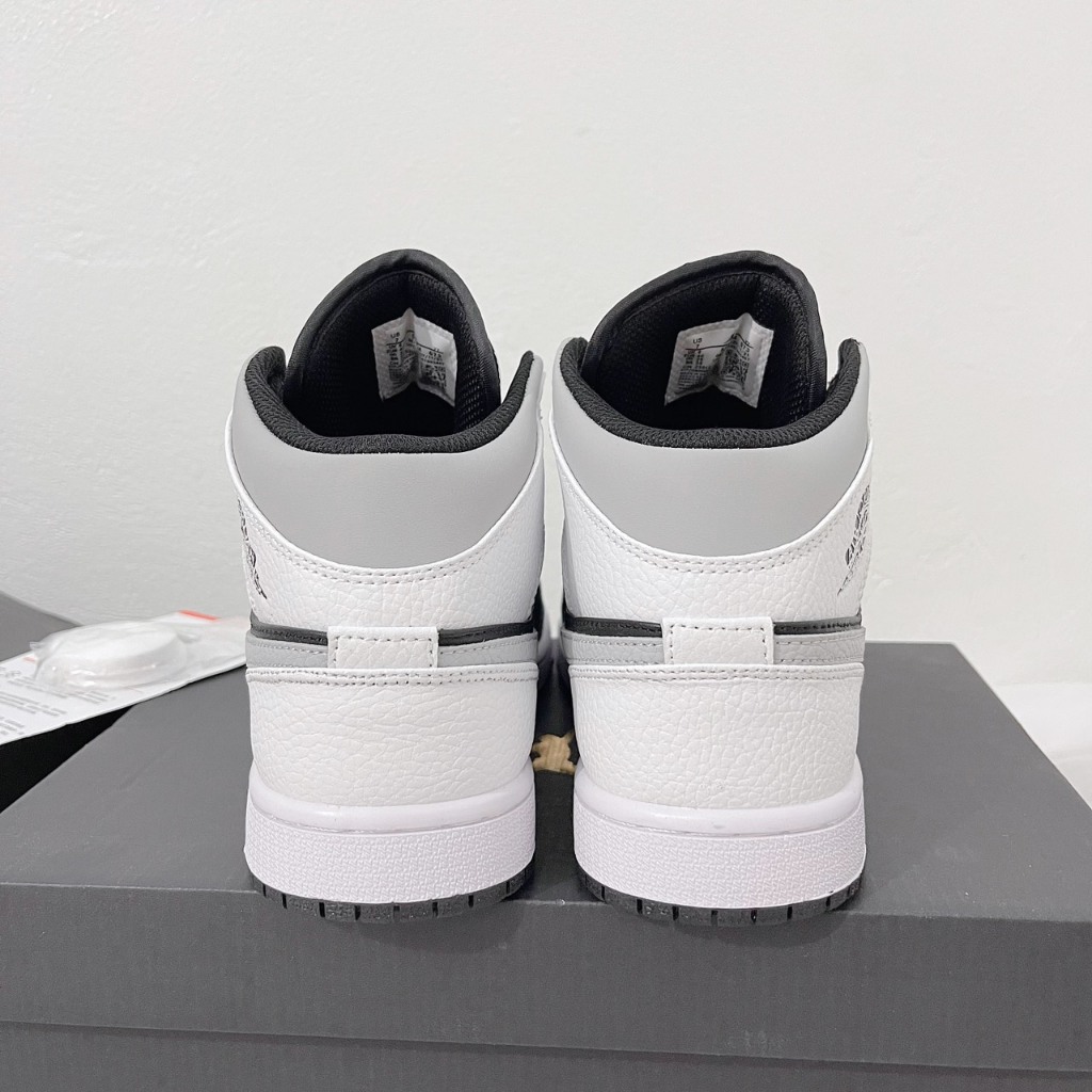 Giày Air Jordan 1 Mid White Shadow LikeAuth