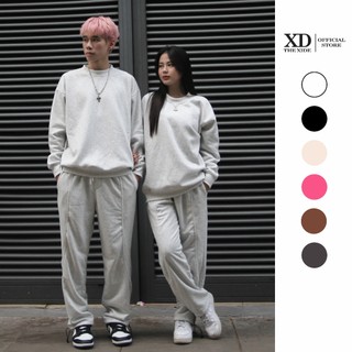 Bộ nỉ The Xide form unisex nam nữ chất nỉ bông dày dặn