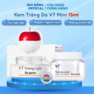 Kem Trắng Da V7 Mini Dưỡng Trắng Da & Mờ Thâm Nám Toning Light Dr.jart + Hàn Quốc 15ml Giúp Da Trắng Sáng Tự Nhiên