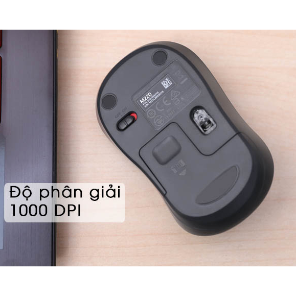 CHUỘT MÁY TÍNH KHÔNG DÂY M220 SỬ DỤNG CHO CÁC DÒNG MÁY TÍNH HIỆN ĐẠI NGÀY NAY-HT