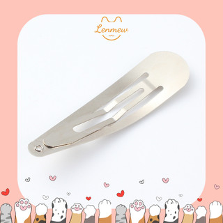 Phôi Kẹp Tóc Giọt Nước - Phôi Làm Kẹp Handmade (Set 5 Cái)