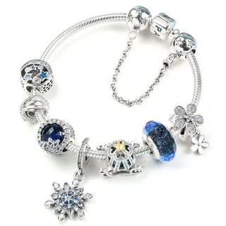 Vòng charm pandora mệnh Thủy- Bạc 925