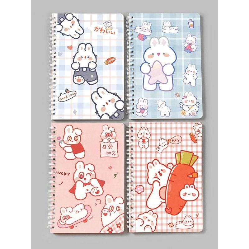 Sổ gáy lò xo A5 hoạt hình dễ thương 120 trang