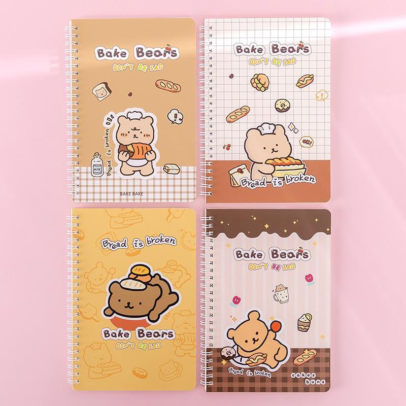 Sổ gáy lò xo A5 hoạt hình dễ thương 120 trang