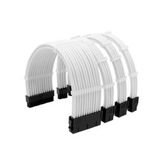 Dây Nguồn Nối Dài Bọc Dù Qingsea Màu Trắng - Kèm Lược Nẹp Cố Định