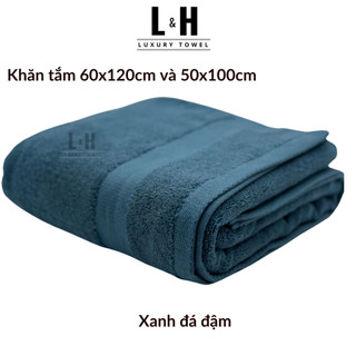 Khăn tắm cotton cỡ vừa cao cấp basic, kt 50x100cm