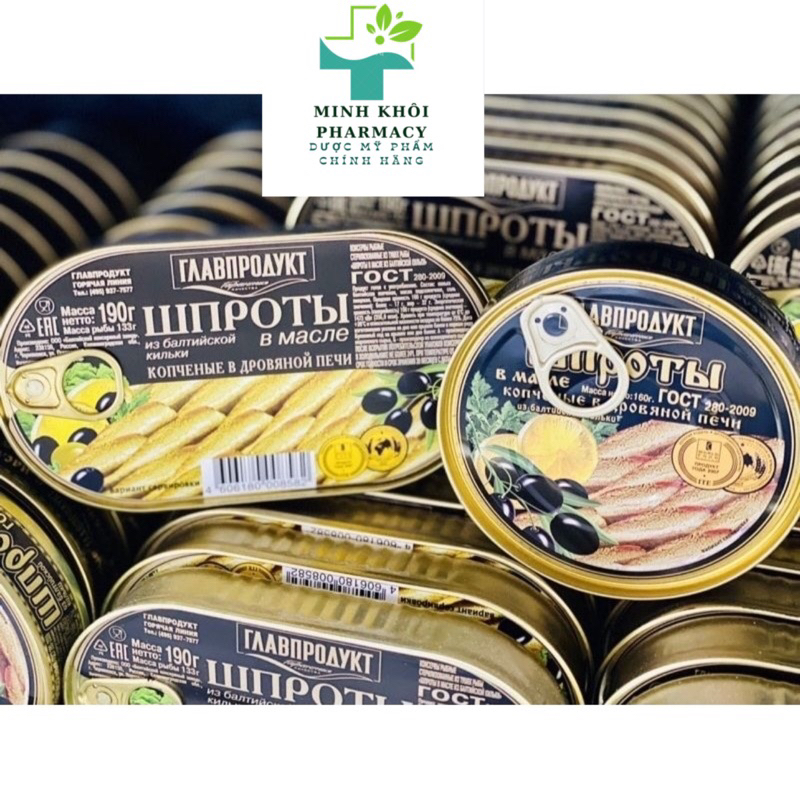 Cá trích Baltic ngâm dầu 190g