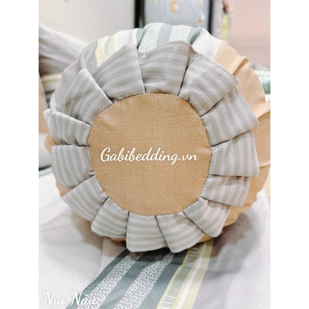 Bộ Drap Giường Lụa Tencel 60s - Núi Nâu, Chống nhăn - kháng khuẩn - mềm mịn mát