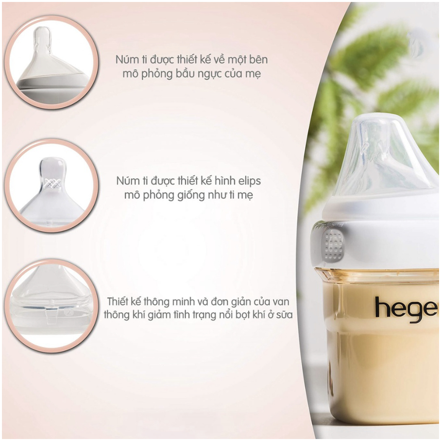 Núm Ti Thay Thế Bình Sữa Hegen 0m+, 3m+, 6m+ và Y Cắt Lamkids