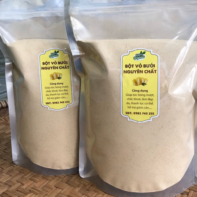 Bột vỏ bưởi 1kg (nguyên chất 100%)