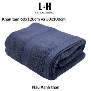Khăn tắm cotton cỡ vừa cao cấp BASIC, KT 50x100cm