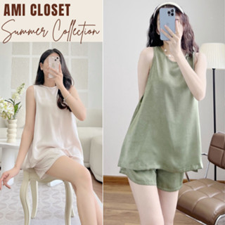 Bộ sát nách đùi chất lụa mềm mát, hàng đẹp chính hãng có đủ size 40-65kg