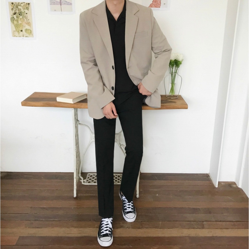 Áo blazer nam form rộng Hàn quốc FD8745