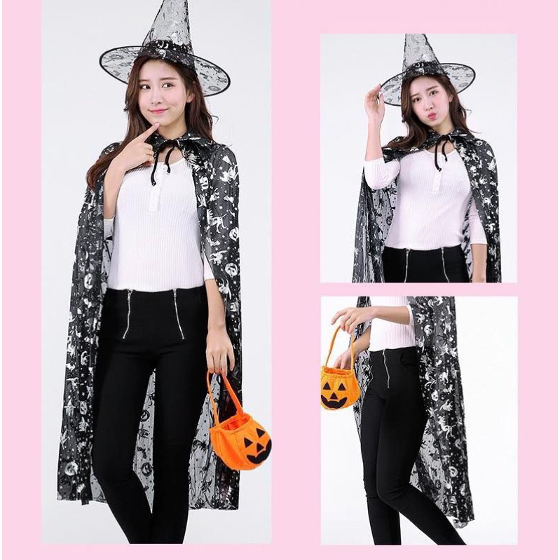 Set choàng Halloween cho bé