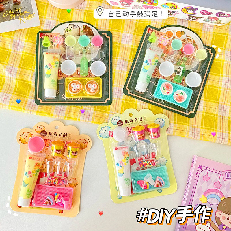 SET DIY LÀM ĐỒ ĂN, KEM, BÁNH VÀ NƯỚC NGỌT XINH XẮN. ĐỒ HÀNG MINI