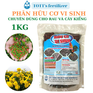 Phân hữu cơ nhật sử dụng cho rau màu cây ăn trái cây kểng Gói 1kg TOTT's fertilizer